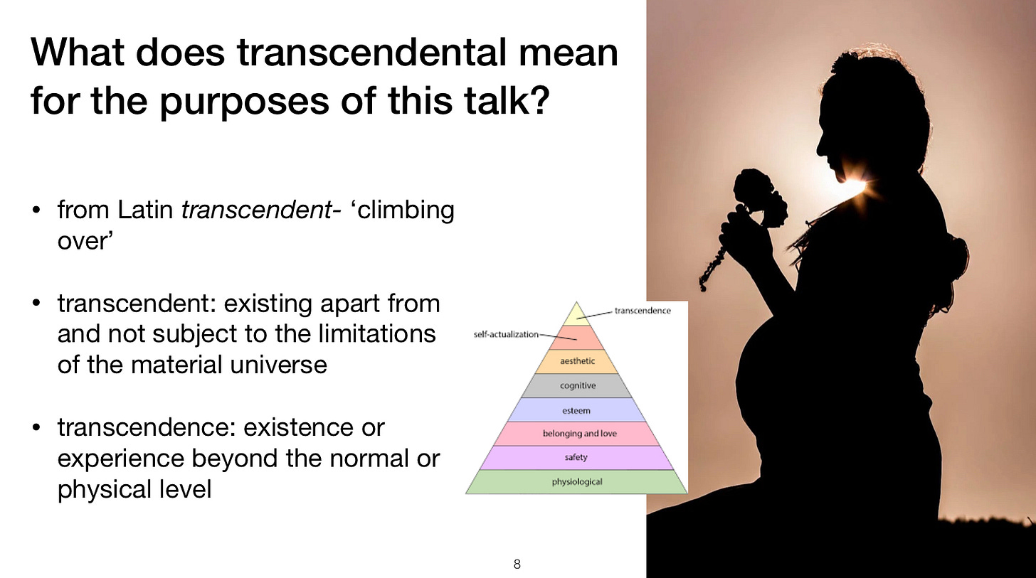 slide demo 8 transcendental birth class