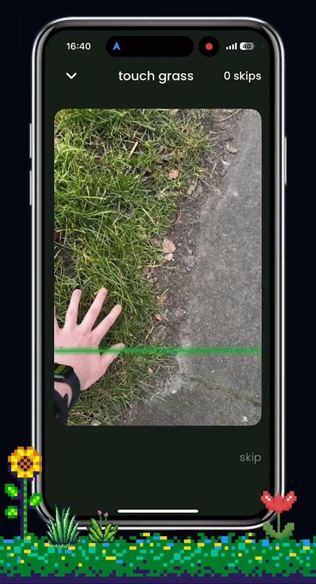 This Is Awesome”: Users Are Forced By App To 'Touch Grass' To Unlock Their  Phone