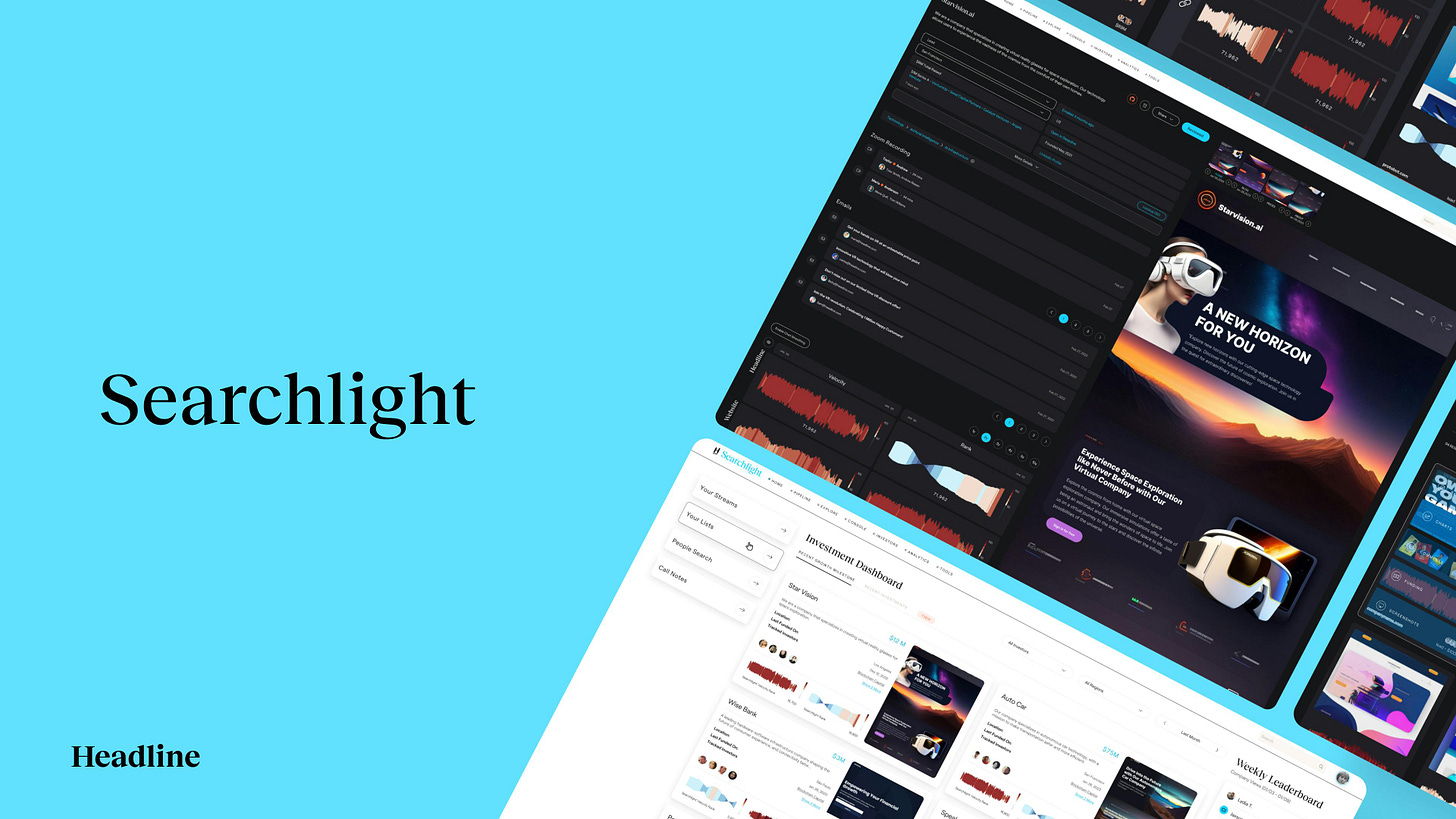 A preview of Headline's Searchlight