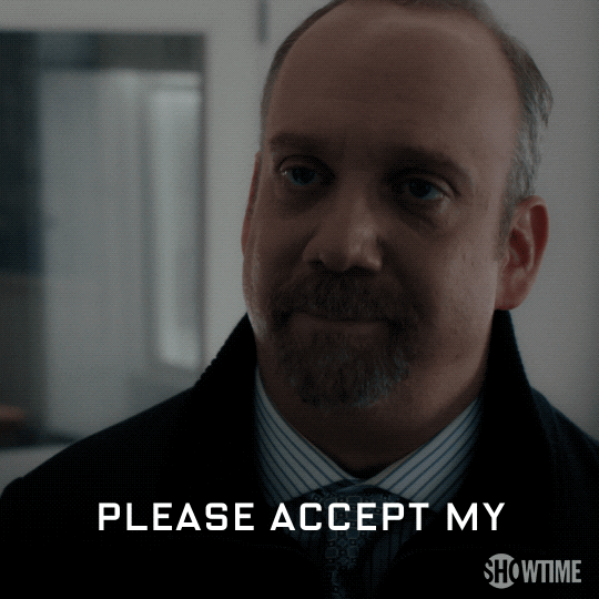 Please Accept My Sincerest Apologies GIFs - Get the best GIF on GIPHY
