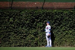 Dartmouth researchers say a spike in home runs since 2010 is partly due to warmer, thinner air caused by global warming. Wrigley Field in Chicago is projected to be the most affected stadium in the future. (Photo by Mike Janes/Four Seam Images via AP)