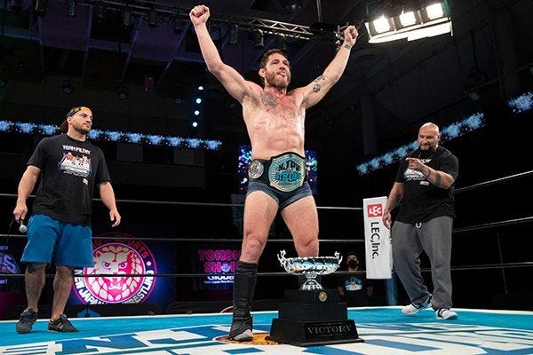 Filthy" Tom Lawlor Crowned First NJPW Strong Openweight Champion