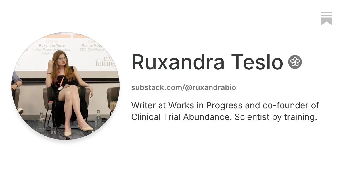 Ruxandra Teslo | Substack
