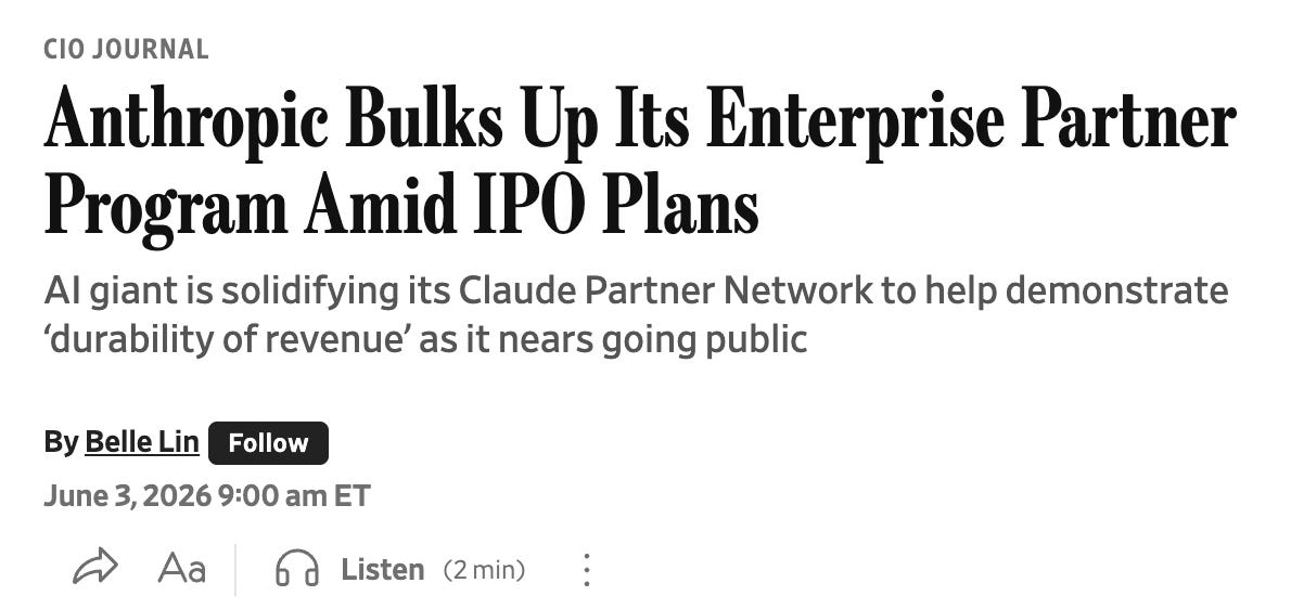 Your model provider is now your competitor (4 minute read)
