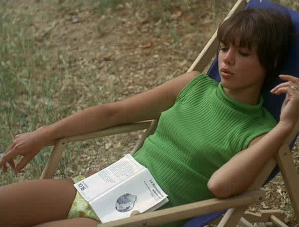 Petits carnets d'un cinéphile: "La collectionneuse" d'Eric Rohmer (1967),  avec Haydée Politoff, Patrick Bauchau, Daniel Pommereulle