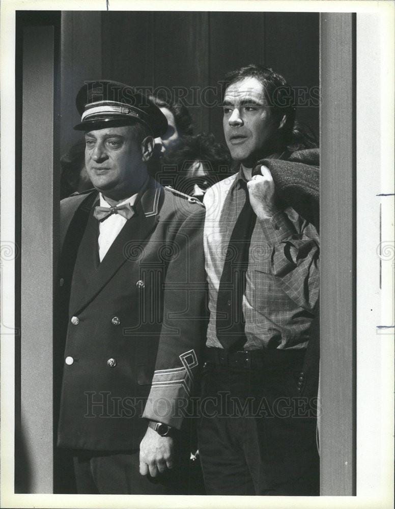 1981 Press Photo Rodney Dangerfield The Robert Klein Show Comedian -  Historic Images