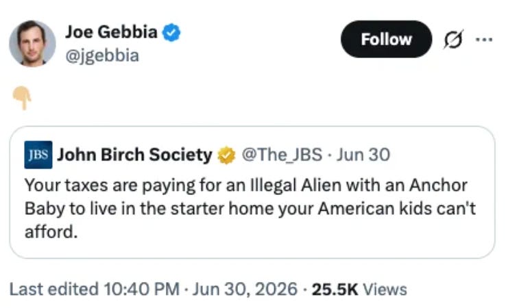 Trump's Chief Design Officer Just Boosted the John Birch Society
