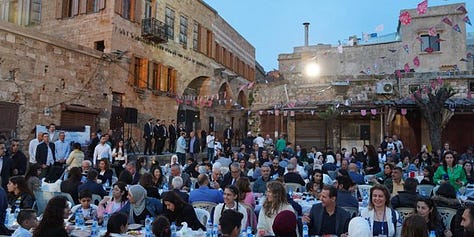 Syrian President in Tartus Old City