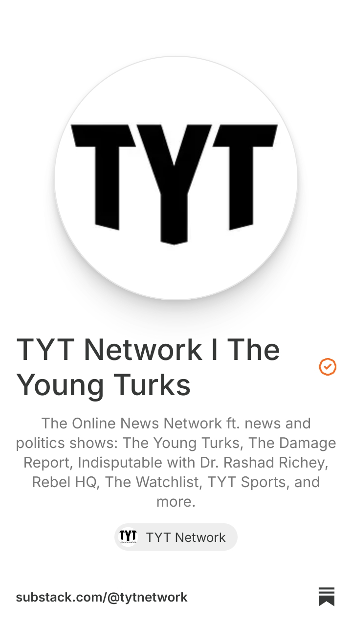 TYT Network I The Young Turks | Substack