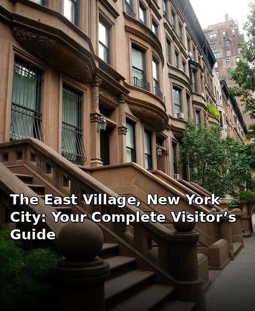 May be an image of text that says '24-11 The East Village, New York City: Your Complete Visitor's Guide'