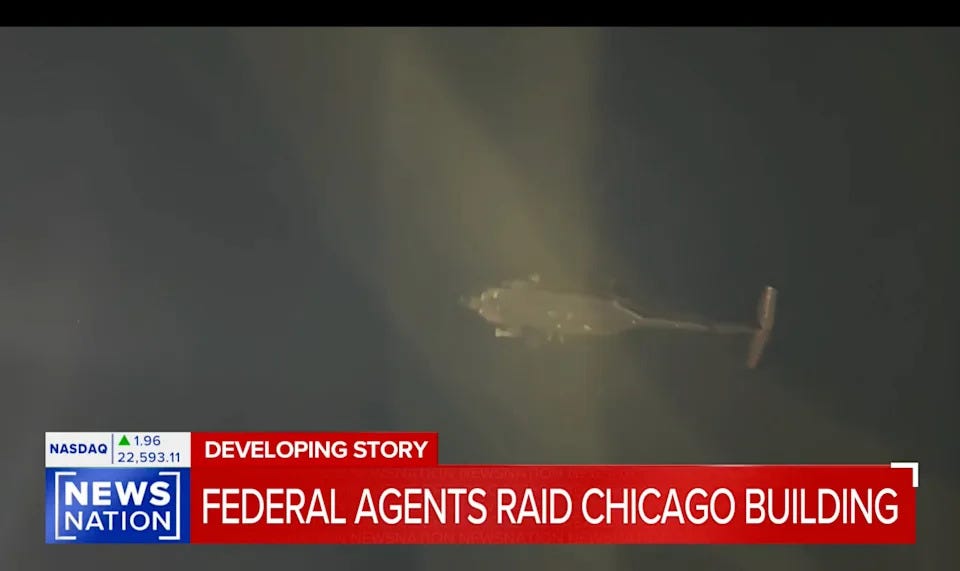 ICE Barbie Ordered Midnight Raid From the Sky on Major Blue City