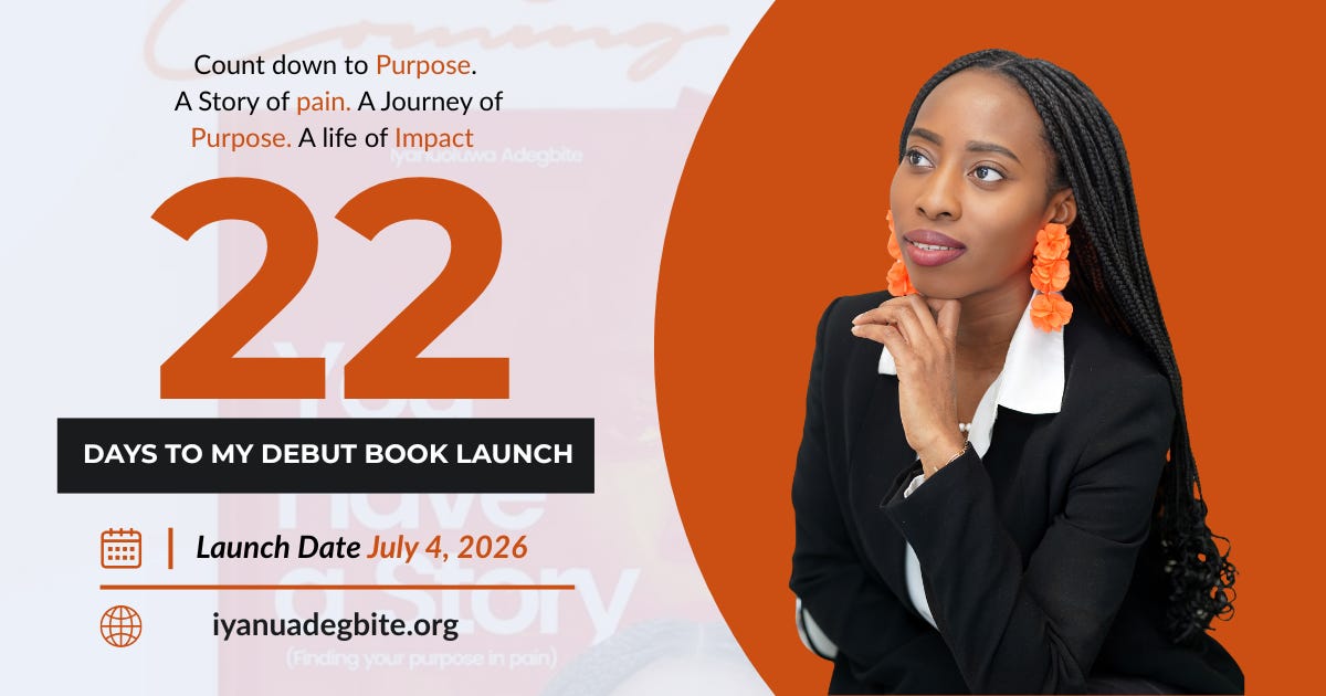22 Days to My Debut Book Launch: What This Journey Has Taught Me