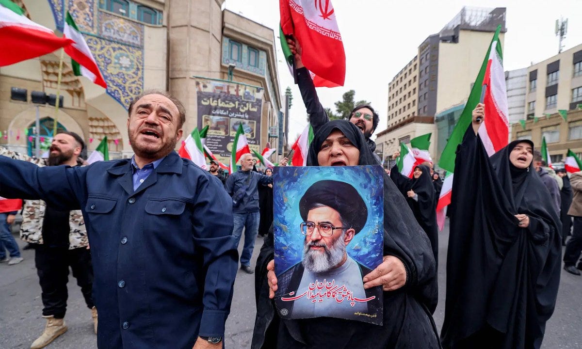 In pictures: Iranians take to streets in huge numbers against US, Israeli  strikes Follow our live coverage of Iran-Israel-US war here: