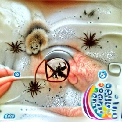 Careful to all animals (never washing spiders down the plughole)