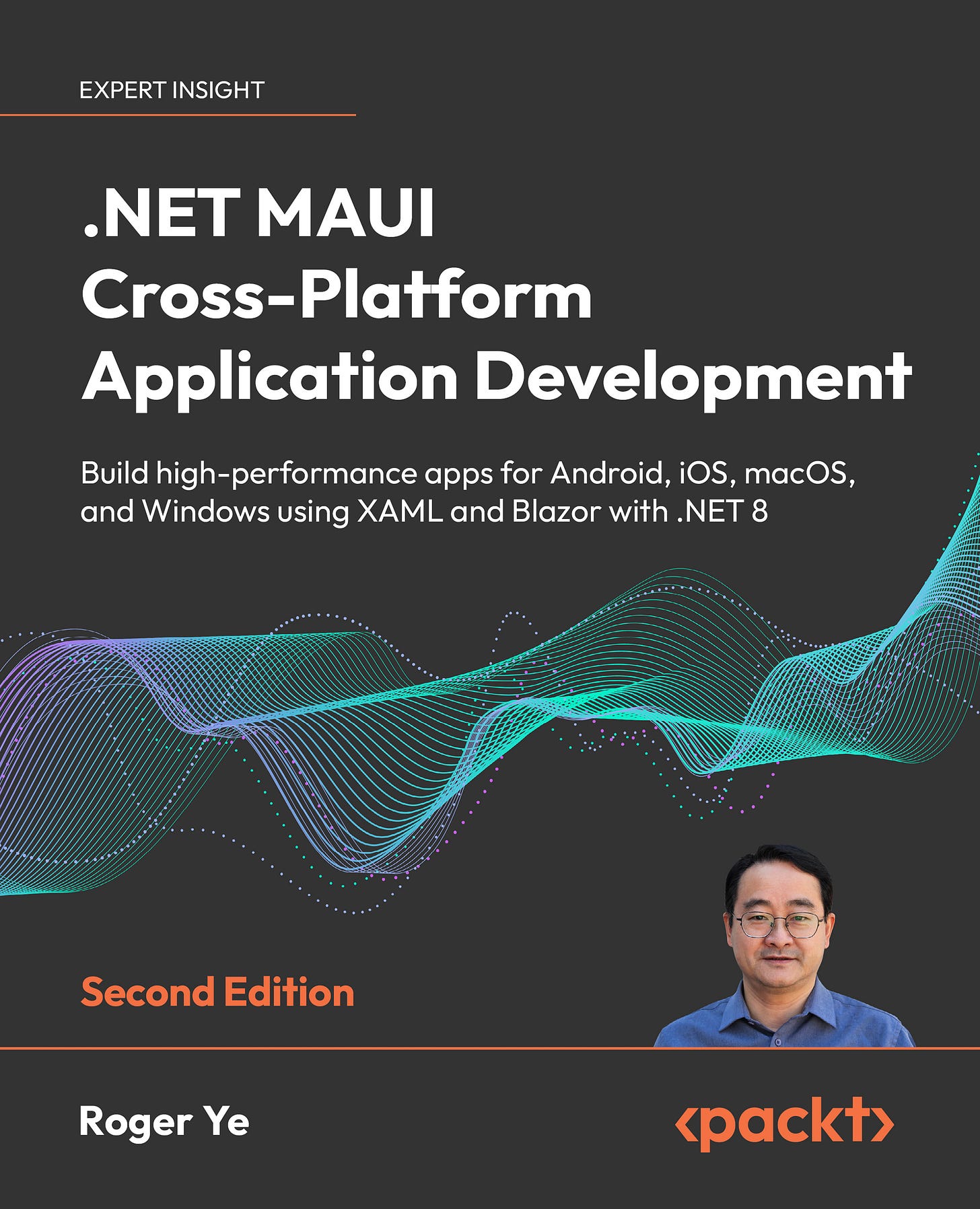 .NET MAUI Cross-Platform Application Development - Second Edition, Published by Packt, Book Cover .NET MAUI Cross-Platform Application Development - Second Edition, Published by Packt, Book Cover