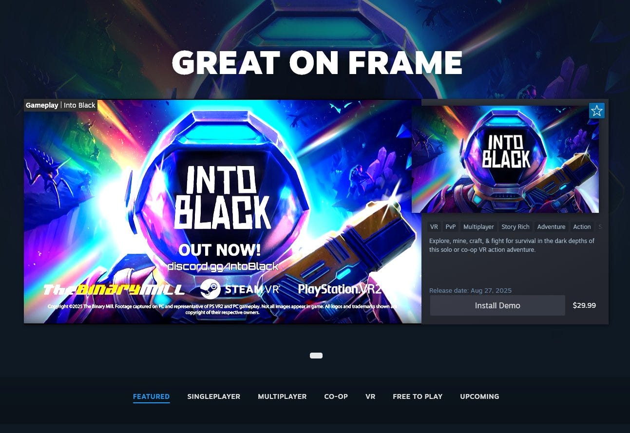 Great on Frame on Steam Great on Frame on Steam