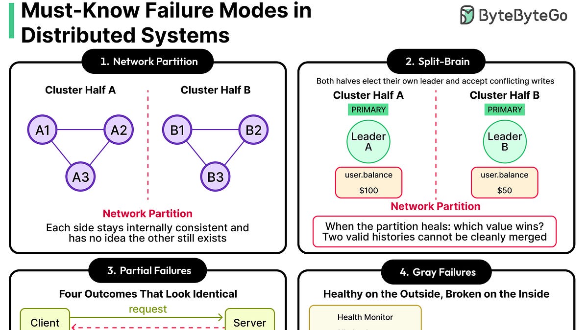 Must-Know Failure Modes in Distributed Systems