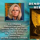 Dr. Pru Lee's (not Liz Cheney's) letter to Democrats