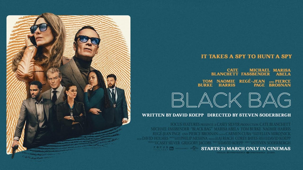 No Substance #244: Steven Soderbergh's Black Bag No Substance #244: Steven Soderbergh's Black Bag