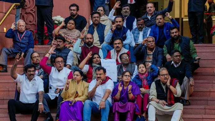 92 MPs suspended from Parliament highest in one session Opposition says  'murder of democracy' - India Today