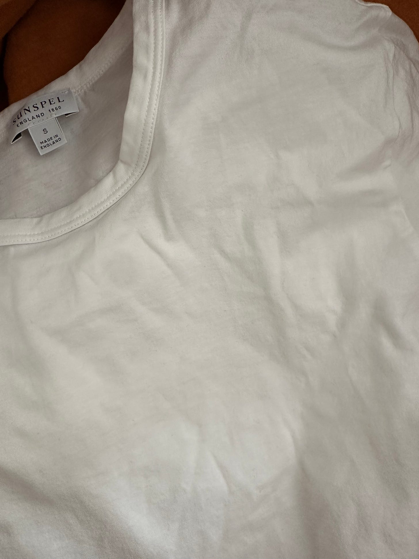 sunspel classic white t shirt
