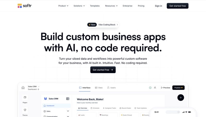 Softr AI Builder