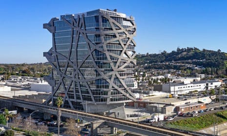 ‘The bombastic tombstone of a bygone era’ … the (W)rapper by Eric Owen Moss Architects.