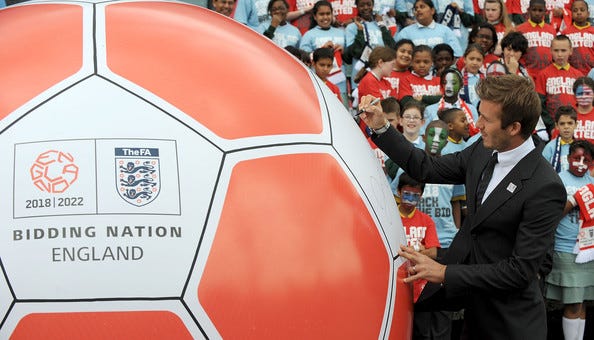 England 2018 World Cup bid cannot stand any more violence says bid leader