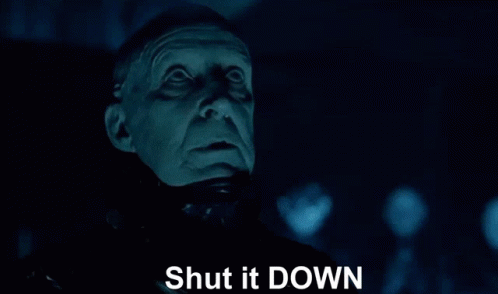 “Shut it down, shut it down, forever.” / Dark City (1998)