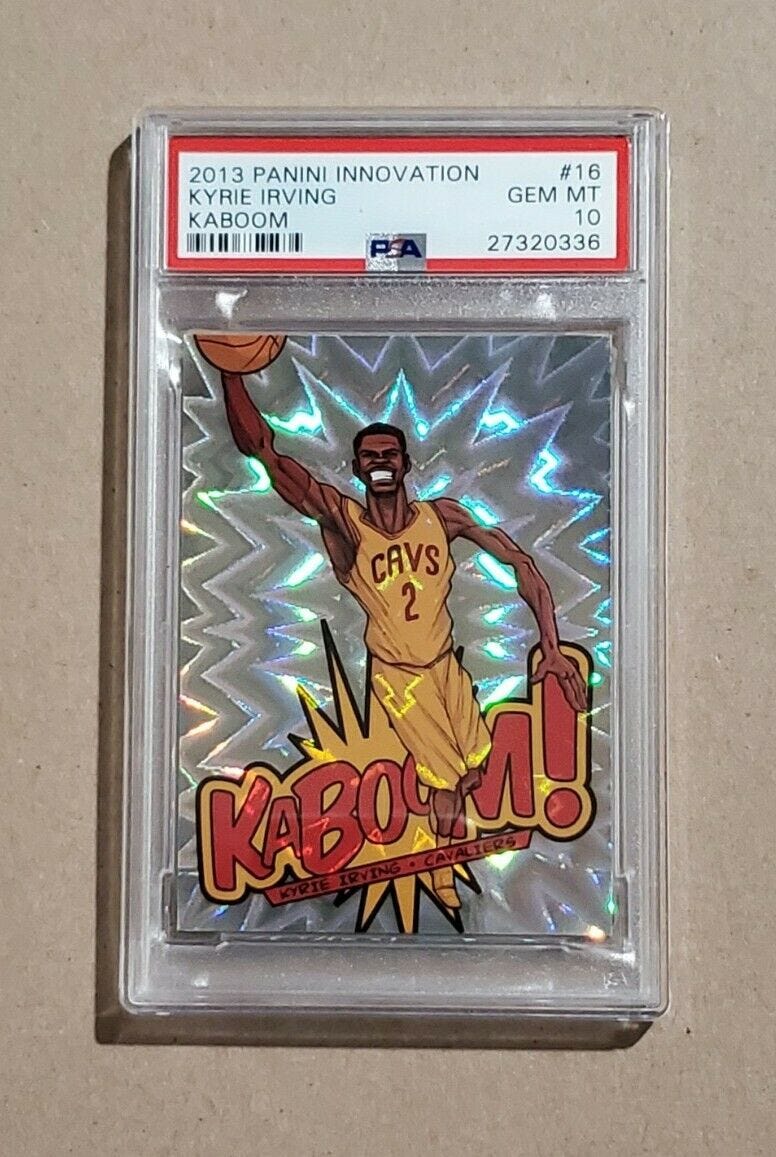 Image 1 - 2013-14-Panini-Innovation-Kaboom-16-Kyrie-Irving-PSA-10