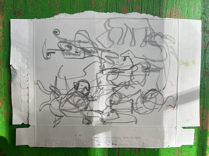 sketches of a farm