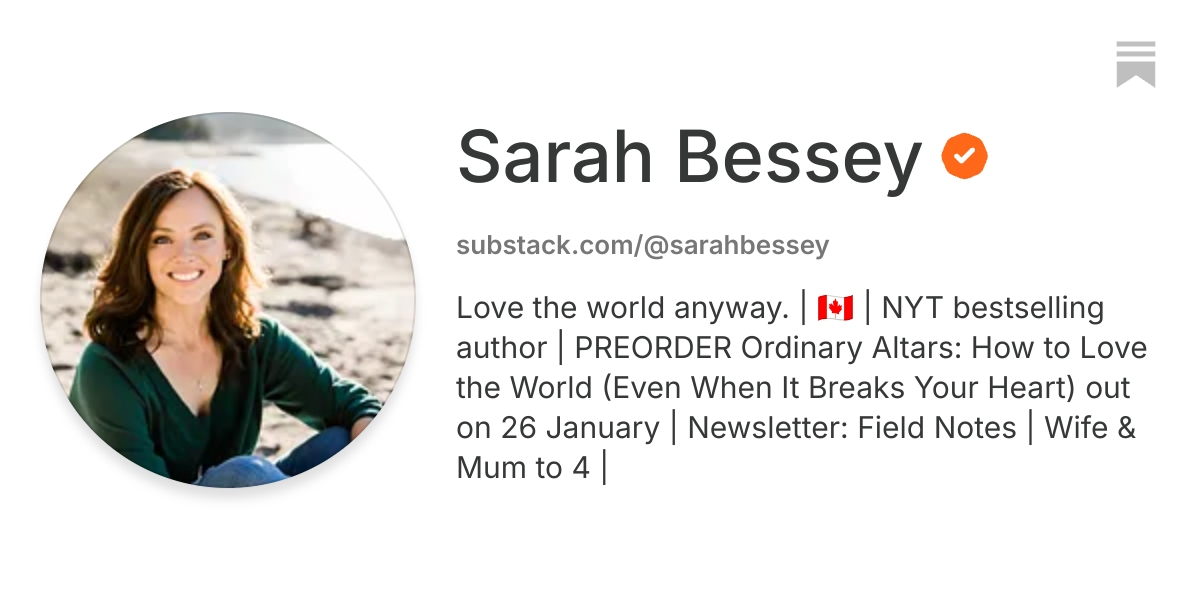 Sarah Bessey | Substack