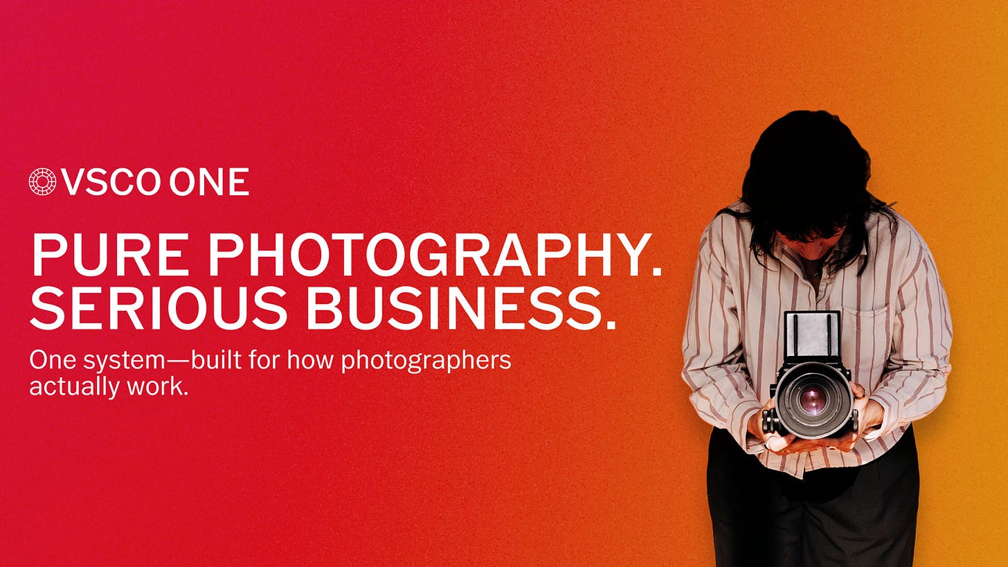 VSCO One, the connected system for wedding photographers