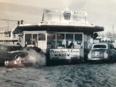 A and W Root Beer drive-in, located in Mountain View in Anchorage, Alaska.