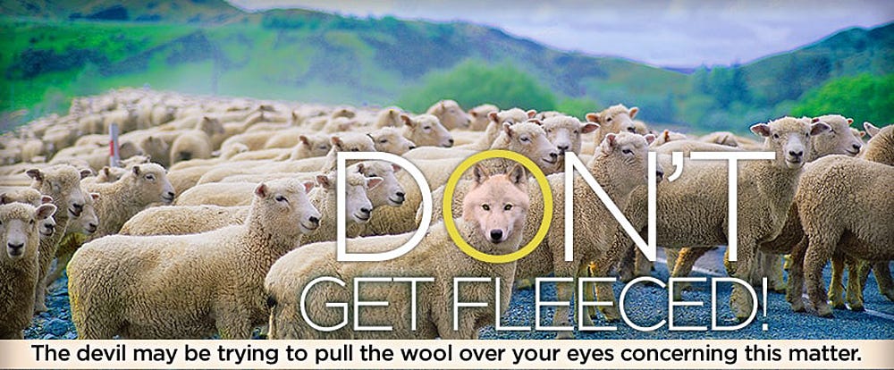 DON'T GET FLEECED