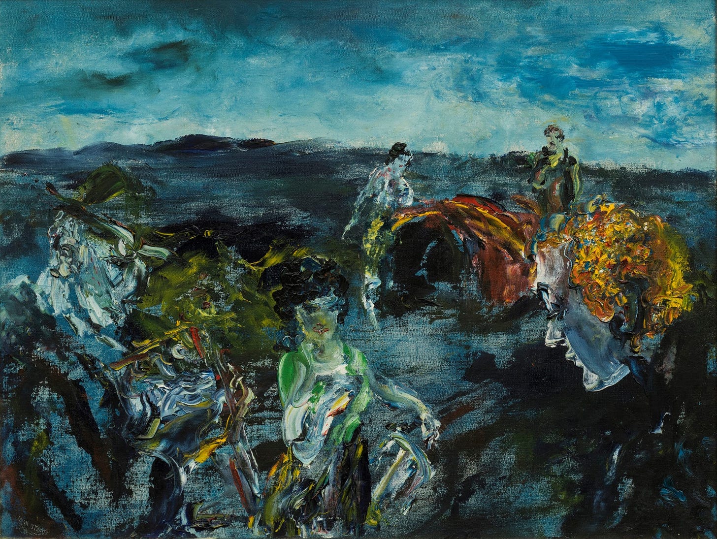 Jack B. Yeats, Singing My Dark Rosaleen, 1949 | Gormleys Gallery