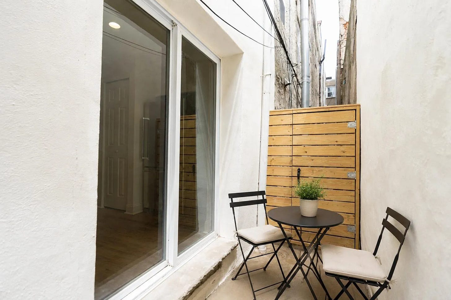 rear patio