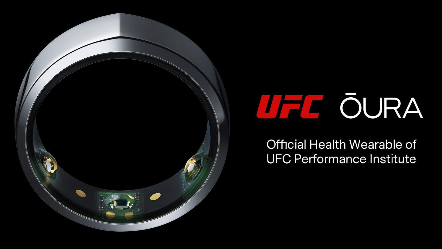 Smart ring maker Oura partners with UFC Smart ring maker Oura partners with UFC