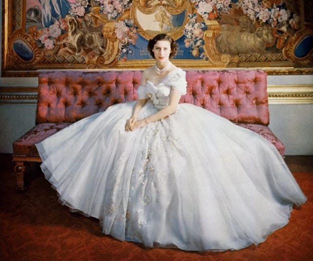 Queen Elizabeth on her 21st birthday