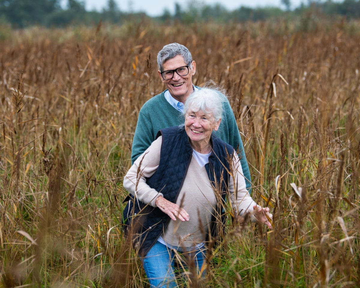 Tim and Geli Harris at Catfield Fen. Image: Ali Smith/The Guardian Tim and Geli Harris at Catfield Fen. Image: Ali Smith/The Guardian