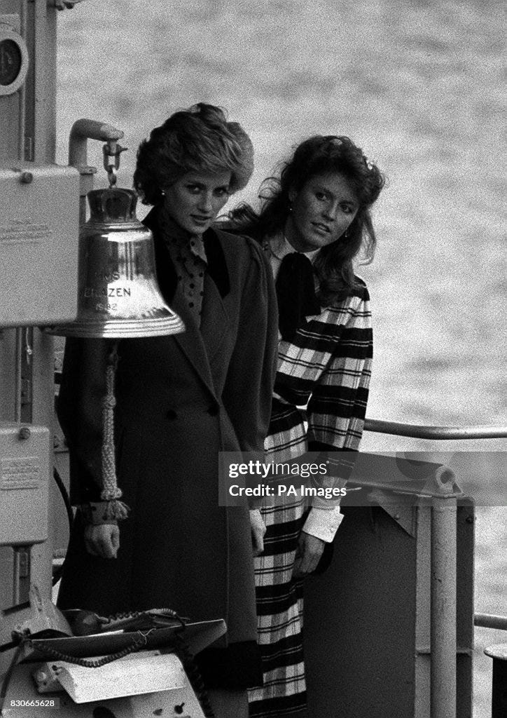 Sarah Ferguson HMS Brazen