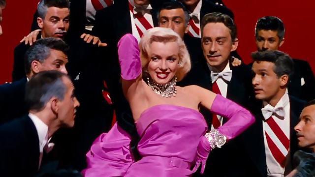 Style Essentials--Stardom Strikes Marilyn Monroe as GENTLEMEN PREFER BLONDES  | GlamAmor