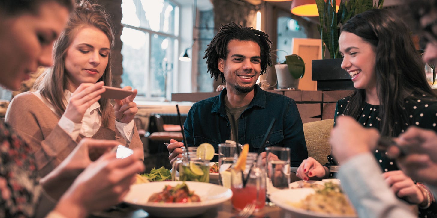 Dinner with strangers Dinner with strangers