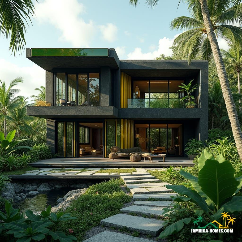 A futuristic Jamaican home
