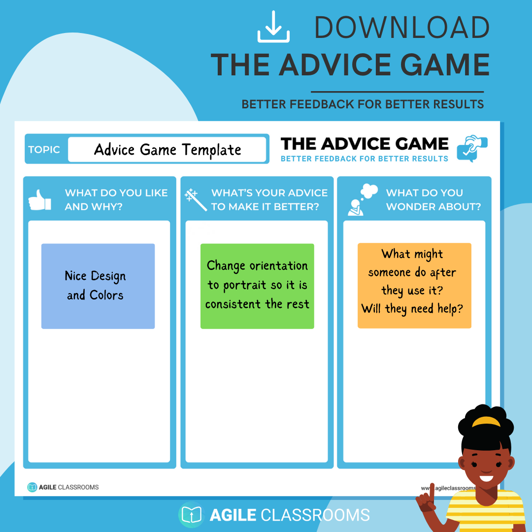 Advice Game Template Download Image