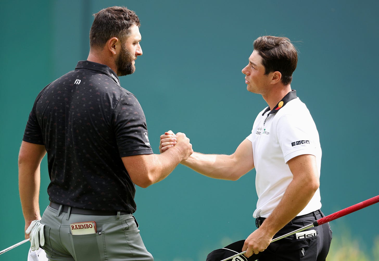 Golf Central on X: "Viktor Hovland and Jon Rahm are tied for the lead at  #TheMasters after shooting 65s. Hovland shot his lowest score in his major  championship career and Rahm has