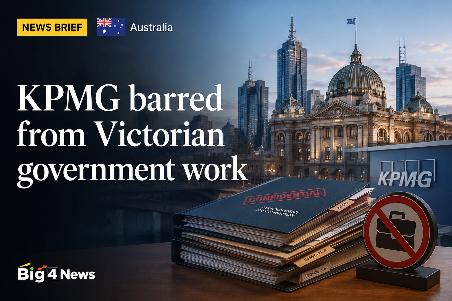 KPMG Australia barred from new Victorian government work after partner expulsion