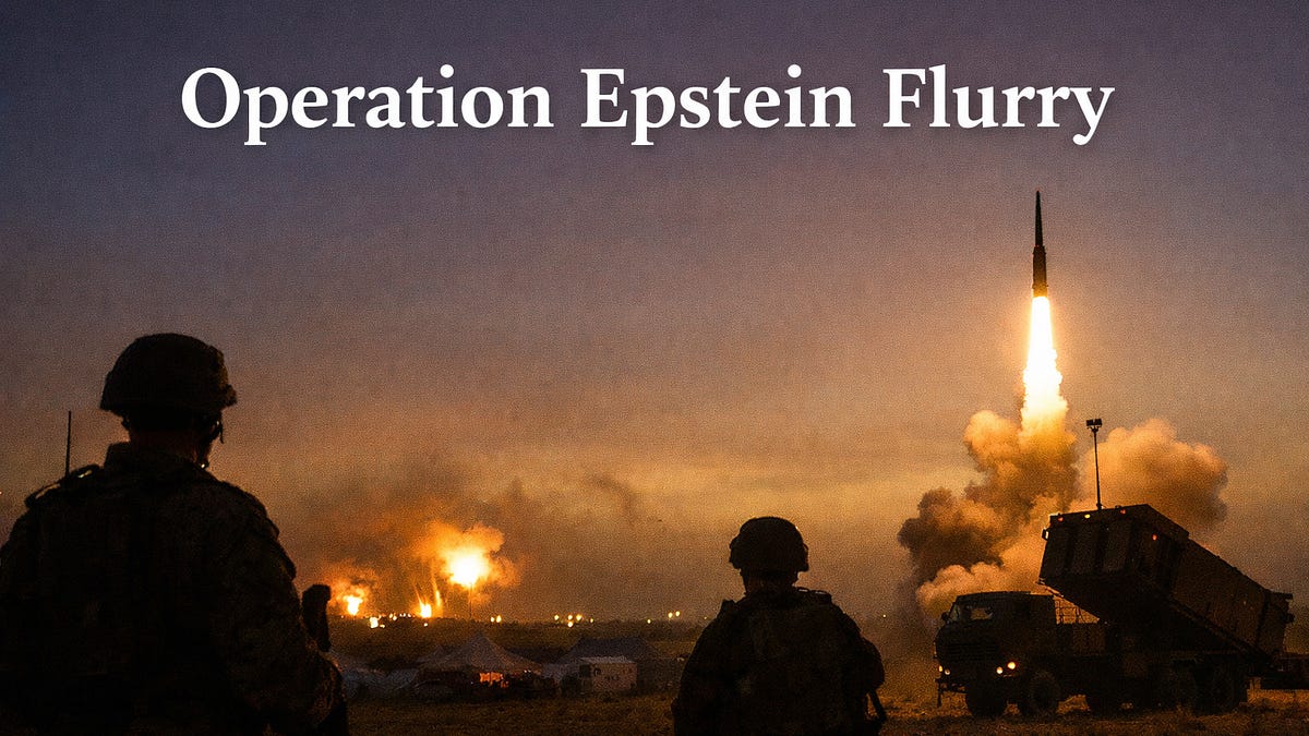 Operation Epstein Flurry and the Modern Art of Declaring War Without ...