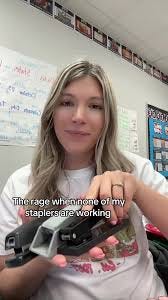 why don't staplers just work?? Ugh!!! #stapler #teachersoftiktok #staples  #rage