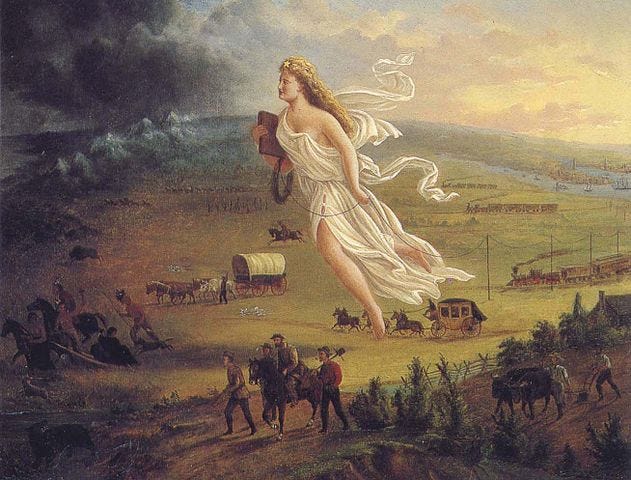 John Gast&#39;s &#39;American Progress&#39; - the careyvan